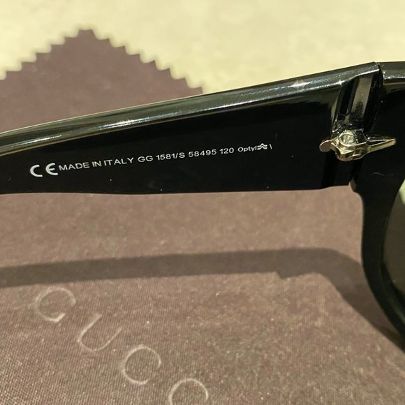 Gucci Sunglasses - GG 1581/S - Black - Picture 5 of 11